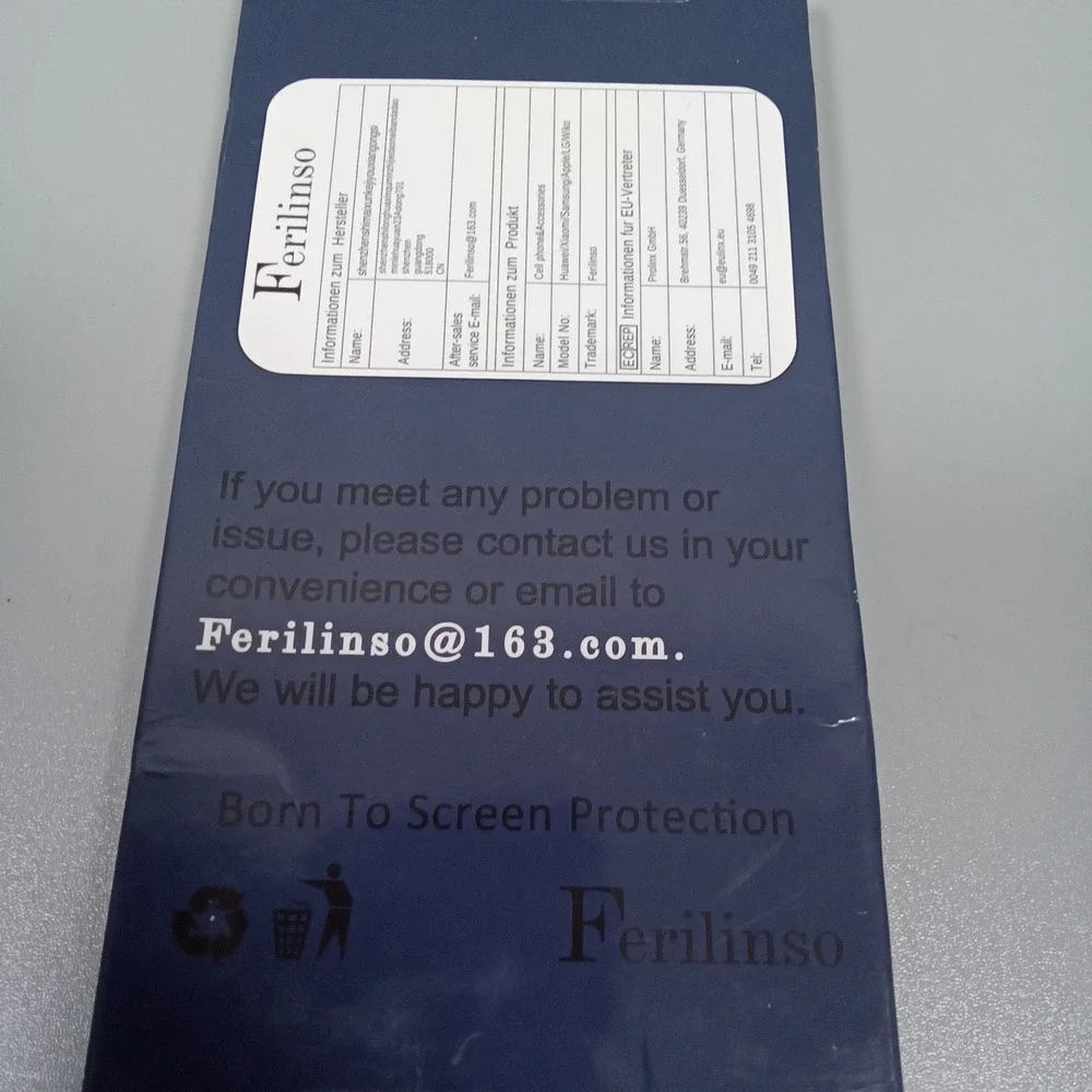 Ferilinso iPhone 11 Screen Protector Tempered Glass 6.1 In 9H Hardness 3+3 Pack